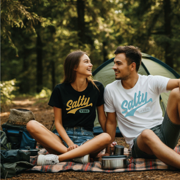 Salty Vibes Script T-Shirt