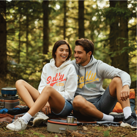 Salty Vibes Script Hoodie